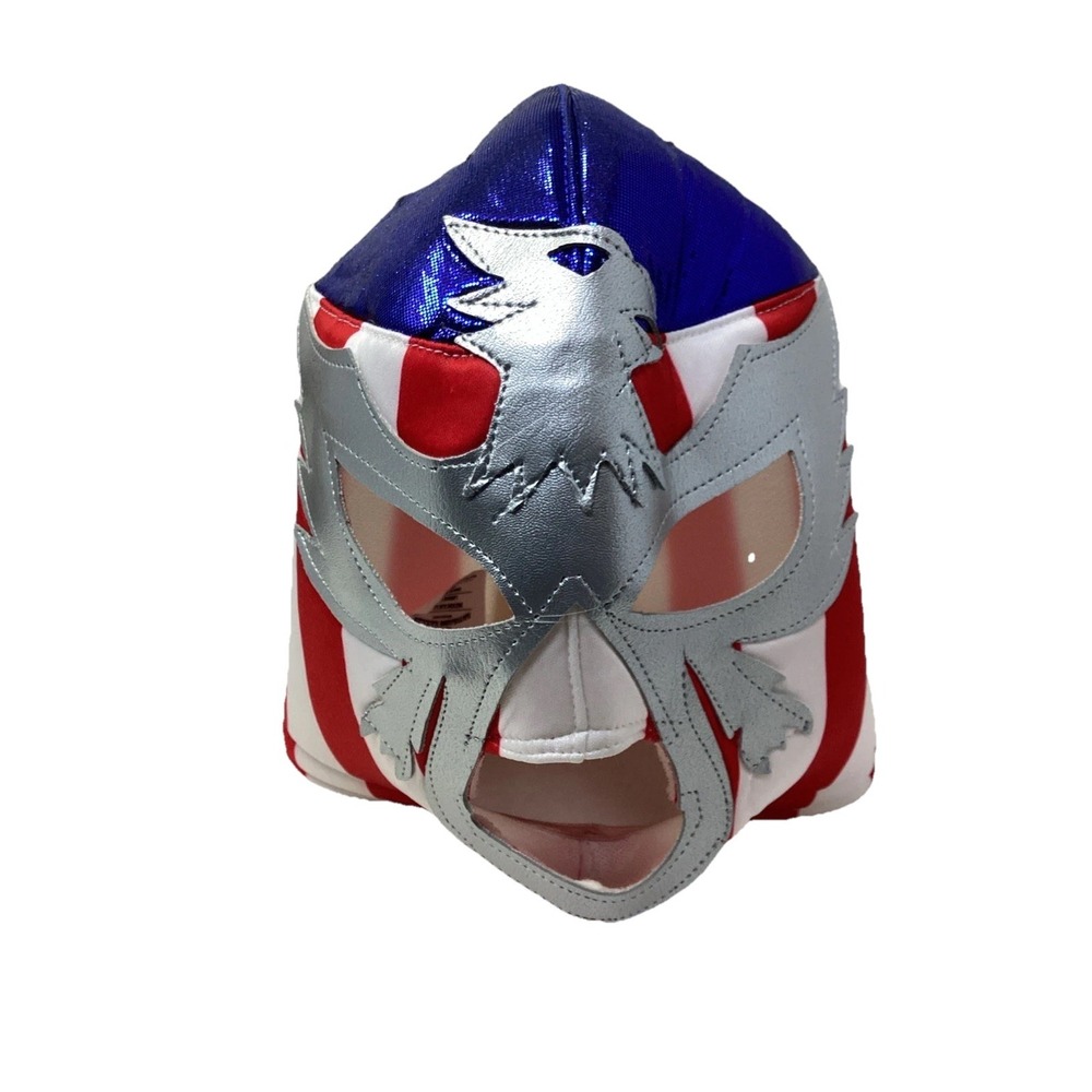 PATRIOT AMERICA USA (pro-fit) Adult Lucha Libre Halloween Wrestling Mask STRIPES